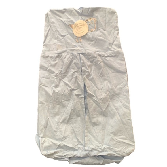 Other - Light Blue Diaper Caddy Stacker Hanging Fabric Storage